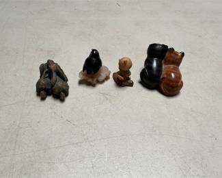 Animal Figurines with Rabbit and Cat Groups and Birds (3/4)