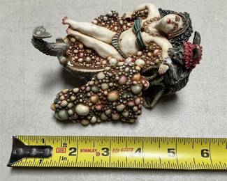 Harmony Kingdom Clair de Lune Colette & Cat Box Figurine, CLLECT, with Box (5/5)