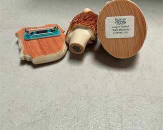 Harmony Kingdom Rule Britannia Lion Box Figurine and Bulldog Pin (2/5)