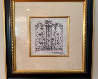 Gate Picture. No signature. 20" square. Price - $18.00