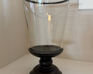 Pottery Barn Hurricane. 9 1/2 D. 15 1/2 H. Price - $16.00