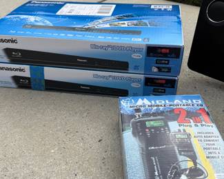 2 Panasonic BlueRay/DVD players and Midland portable CB. Price - $14.00
