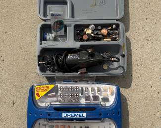 Dremel and accessory kit. Price - $16.00