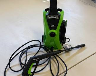 Portland power washer 1750 PSI. Includes extra nozzle. Like New. Price - $45.00