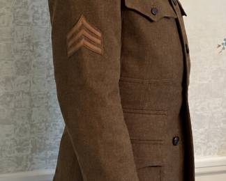 World War I uniform worn by Mr. Phipps father. Pristine condition. 