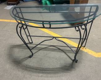 Half moon side table
