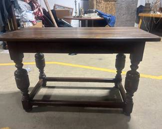 Solid wood table