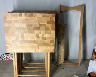 Wood TV tables