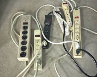 Surge protector outlets