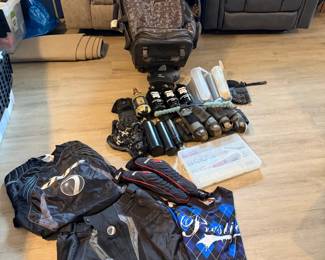 Paintball gear and bag