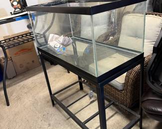 Fish tank with stand