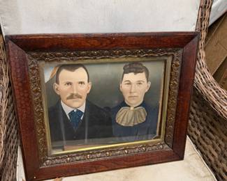 Antique Hand Painted