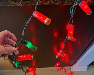 Gun shell Christmas lights