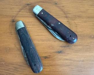 036 vintagefoldingpocketkniveswithwood