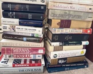 261 assortedhardcoverandpaperbacknonfict