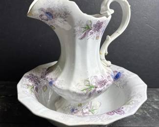 304 victorianstylestonechinapitcherand