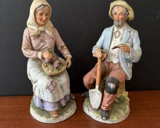 244 pairofhomcoporcelainfigurinesincou