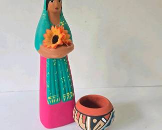 185 mexicanfolkartfigurineandttosajem