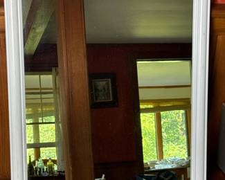 329 whiteframedwallmirror
