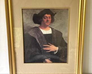 137 12x15framedprintlandingofcolumbus