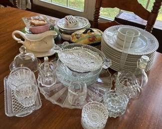 460 assortedglassandceramictablewarein