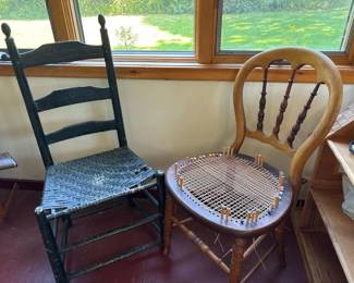 376 pairofcanestylechairsforrestoratio