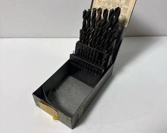 108 metaldrillbitindexsetinrustedcase