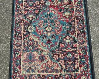 534 39x27orientalstylearearugwithflora