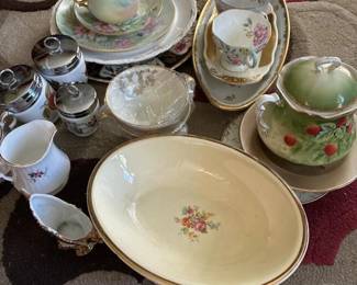 456 assortedenglishporcelaintablewareflo