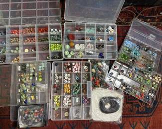017 assortedhandmadeandlampworkcolorful