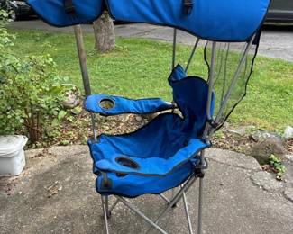 153 foldingcampchairwithcanopyandcarry
