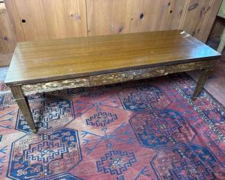 514 mersman1692coffeetablewithdrawerbr