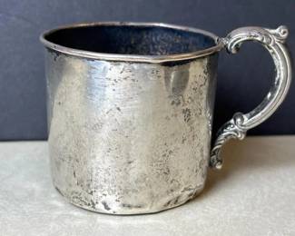 029 vintagesterlingsilvercupwithornate