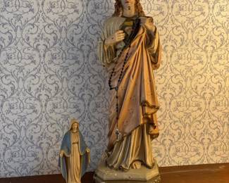 226 sacredheartjesusandvirginmarystatu