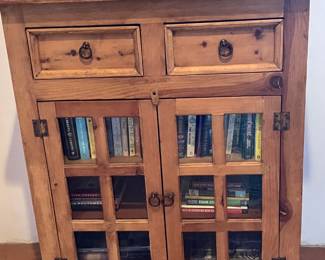 Pine Console/Bookshelf