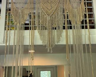 Macrame wall hanging/ backdrop