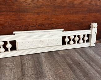 Antique wood architectural spandrel