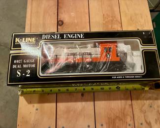 K-Line Electric Trains "Illinois Central S-2 Diesel Engine"