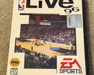 NBA Live ‘96 Sega Genesis Vintage Video Game