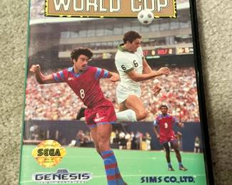TECMO World Cup Sega Genesis Vintage Video Game