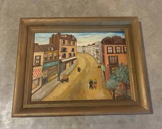 Striking Street Scene Painting (Laskey)
