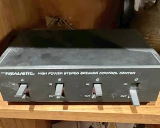 Realistic High Power Stereo Speaker Control Center