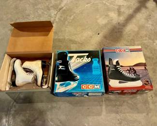 (3) Pairs Vintage Ice Skates