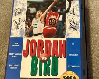 Jordan Vs. Bird Sega Genesis Vintage Video Game