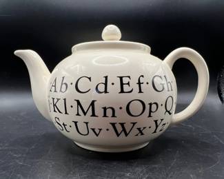 Alphabet Teapot
