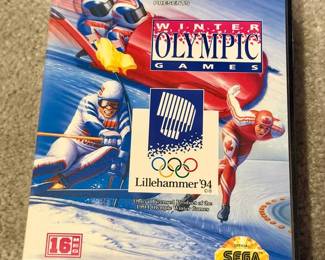 U.S. Gold Winter Olympic Games Sega Genesis Vintage Video Game