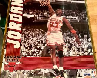 Vintage Chicago Bulls Michael Jordan Poster
