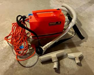 Hoover Heavy Duty Portable Vacuum with Attachments (Works!)