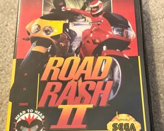 Road Rash II Sega Genesis Vintage Video Game