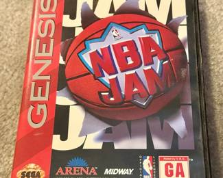 NBA Jam Sega Genesis Vintage Video Game
